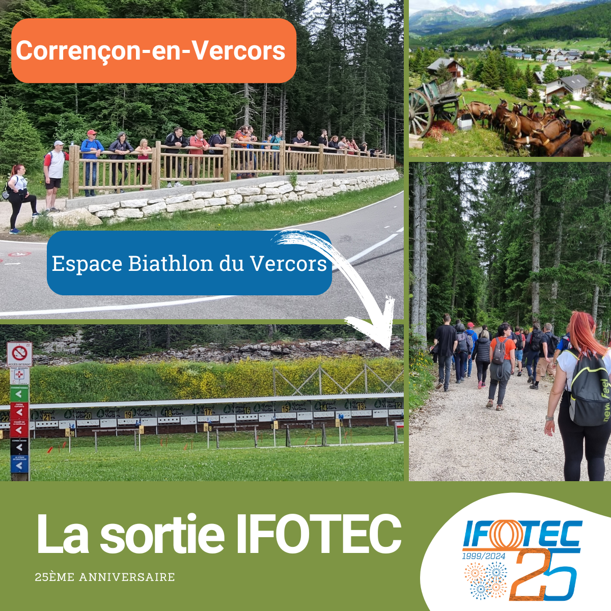 Sortie employés / collaborateurs pour les 25 ans d'IFOTEC